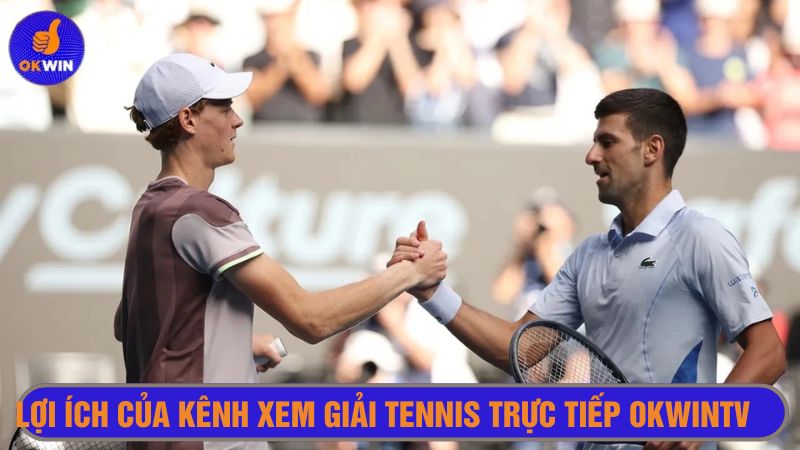 Hình ảnh phát sóng quần vợt trực tiếp siêu thực