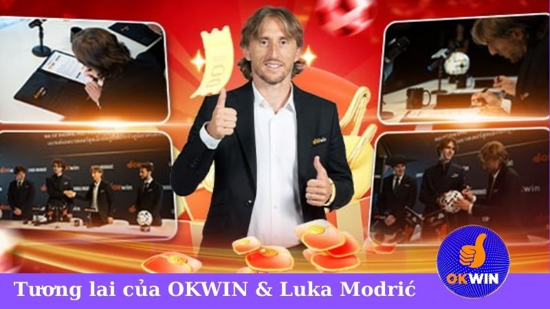 Luka Modrić đồng hành cùng OKWIN